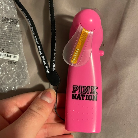 Pink nation portable fan - Picture 1 of 3